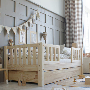 Charlie Kid's Day Bed - Dual Guard Rail