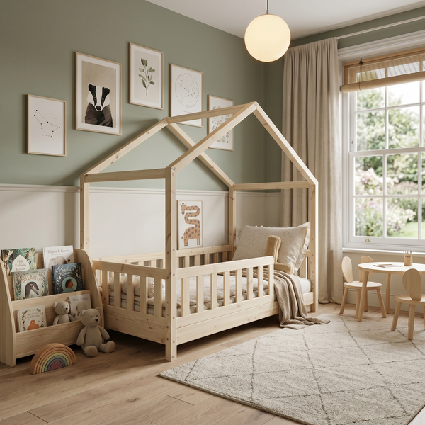 Hugo House Bed - Montessori Toddler Bed
