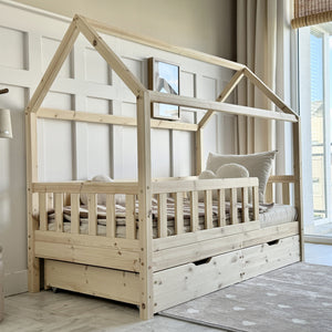 Molly House Bed - Montessori Toddler Bed