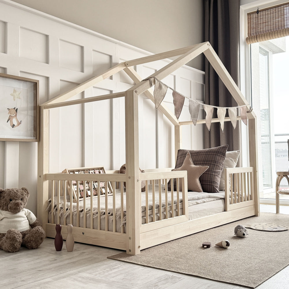 Olivia House Bed - Dual Guard Rail