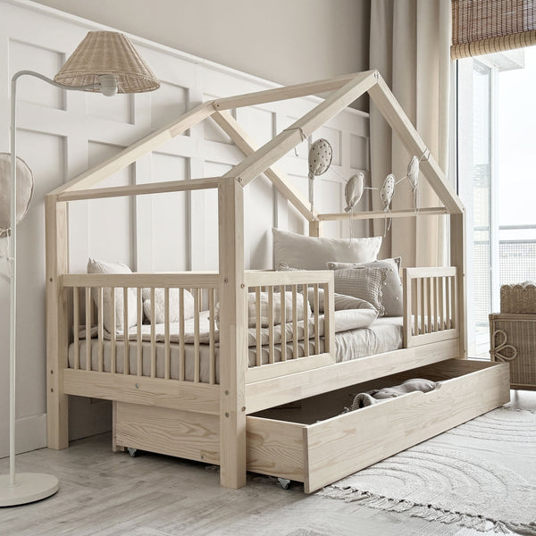 Olivia House Bed - Dual Guard Rail