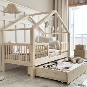 Olivia House Bed - Dual Guard Rail